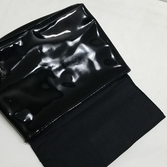 YSL Yves Saint Laurent Black Zippered Pouch - Picture 7 of 7